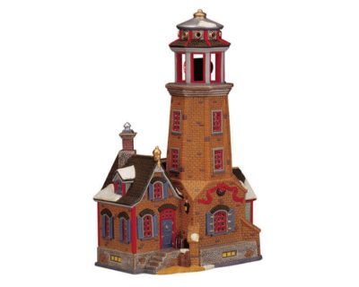 Lemax Village Ft. Meyers Lighthouse Lighted Building 05495