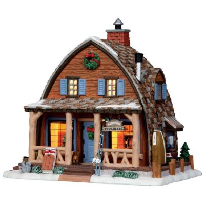 Lemax Village Mallard Bay Cabin Lighted Building 15216