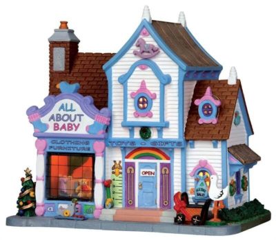 Lemax Village All About Baby Lighted Building 15234