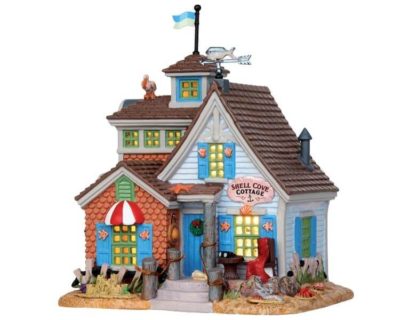 Lemax Village Shell Cove Cottage Lighted Building 15263