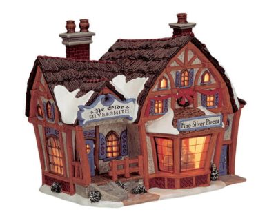 Lemax Village Ye Olde Silversmith Lighted Building 15547