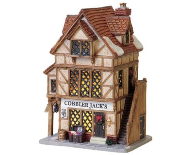 Lemax Village Cobbler Jack's Lighted Building 15624