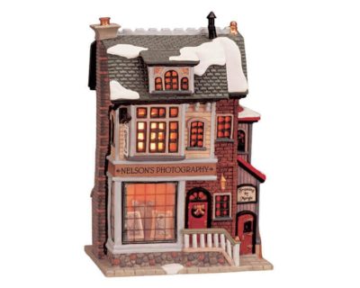 Lemax Village Nelson's Photography Lighted Building 25655