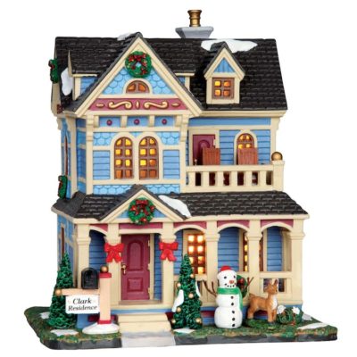 Lemax Village Clark Residence Lighted Building 35502