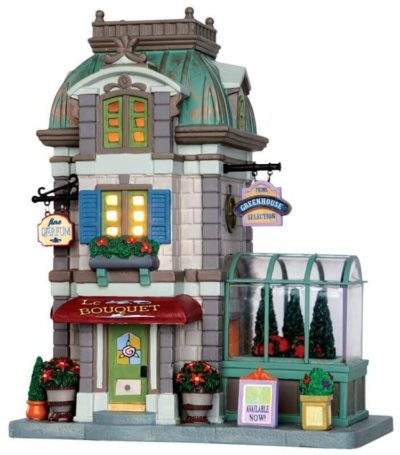 Lemax Village Le Bouquet Lighted Building 35505