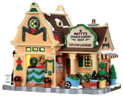 Lemax Village Patty's Home & Garden Shop Lighted Building 35533