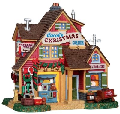 Lemax Village Carol's Christmas Corner Lighted Building 35545