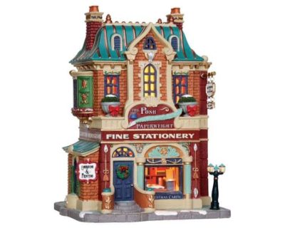 Lemax Village The Posh Paperweight Lighted Building 35581