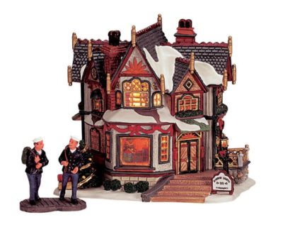 Lemax Village Harbor Lights Inn Lighted Building 35797