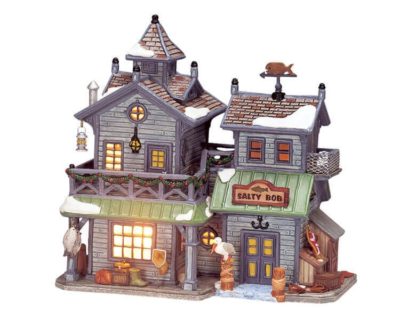 Lemax Village Salty Bob's Lighted Building 35800