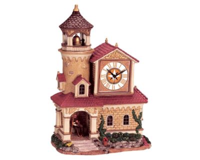 Lemax Village Tuscany Bell Tower Lighted Building 35808