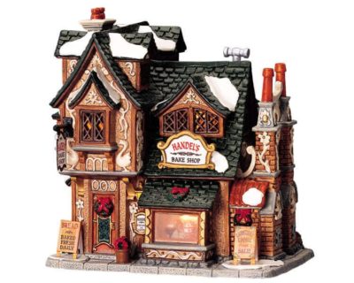 Lemax Village Handel's Bake Shop Lighted Building 45019