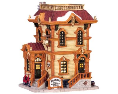 Lemax Village Whatley's Elementary Lighted Building 45038