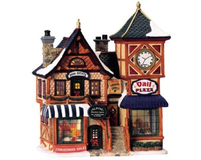 Lemax Village Vail Plaza Lighted Building 45075