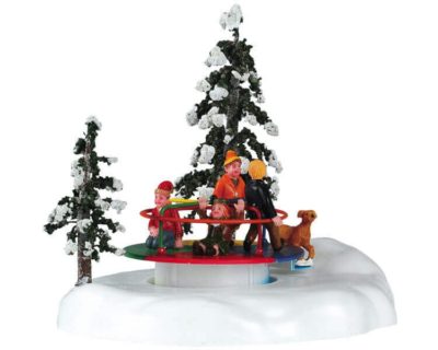 Lemax Village Around We Go Table Accent 54326