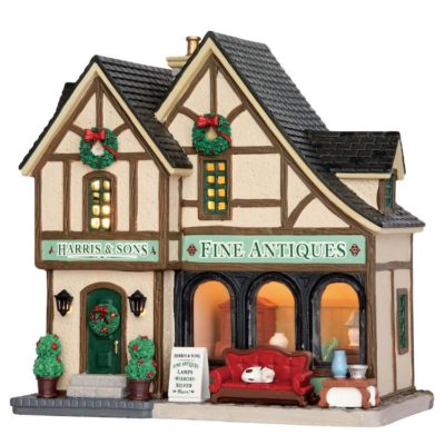 Lemax Village Harris & Sons Fine Antiques Lighted Building 55006