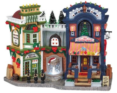 Lemax Village Holiday Treasures Christmas Shops Lighted Building 55254