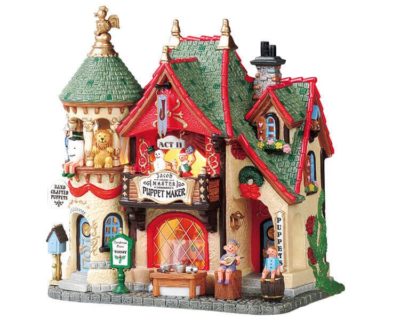 Lemax Village Puppet Maker Lighted Building 55257