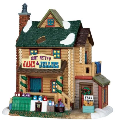 Lemax Village Aunt Betty's Jams & Jellies Lighted Building 65088