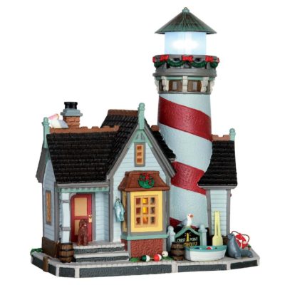 Lemax Village Crest Point Lighthouse Lighted Building 65094