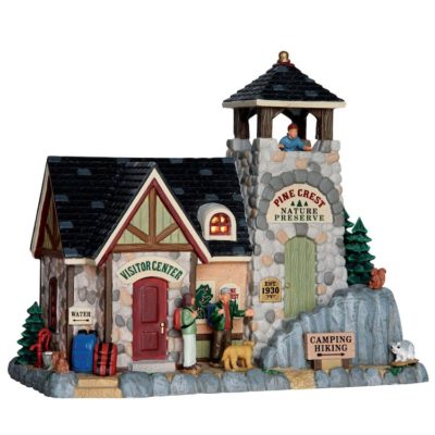 Lemax Village Pine Crest Nature Preserve Lighted Building 65118