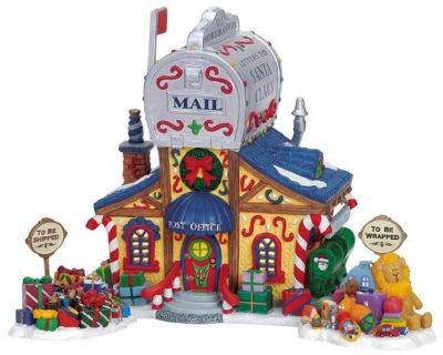 Lemax Village Santa's Post Office Lighted Building 65352