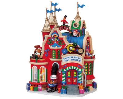 Lemax Village North Pole Toy Works Lighted Building 65353