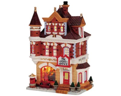 Lemax Village Village Post Office Lighted Building 65381