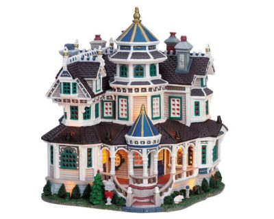 Lemax Village Bentley Estate Lighted Building 65390