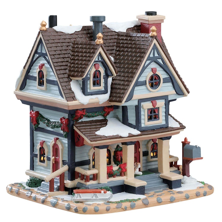 Lemax Village Thompson’s Manor Lighted Building 75238 - Treasure Trove ...