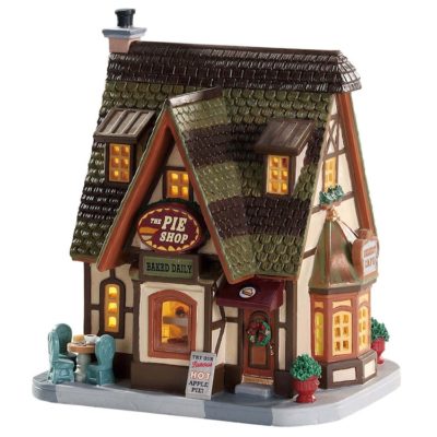 Lemax Village The Pie Shop Lighted Building 75258