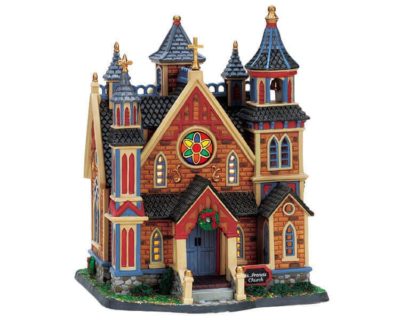 Lemax Village St. Francis Church Lighted Building 75507