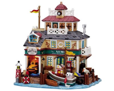 Lemax Village Nemo's Deep Water Excursions Lighted Building 75514