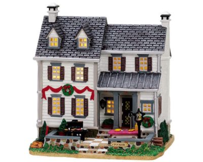 Lemax Village The Tucker Farm House Lighted Building 75518