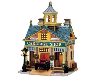 Lemax Village Village Carriage Shop Lighted Building 75557