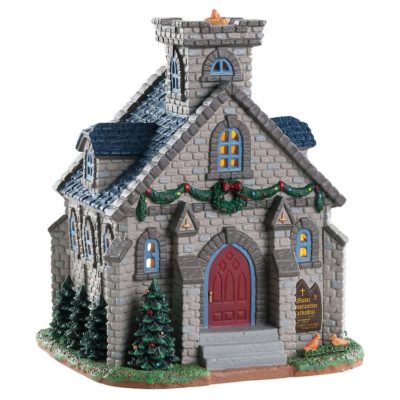 Lemax Village St Constantine Cathedral Lighted Building 85357