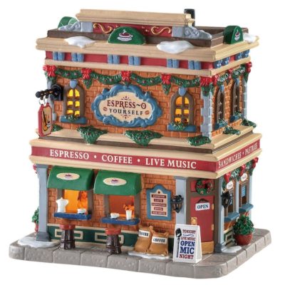 Lemax Village Espresso Yourself Lighted Building 85362
