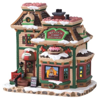 Lemax Village Bettes Cake Boutique Lighted Building 85401