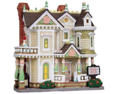 Lemax Village Emily's Bed & Breakfast Lighted Building 85681