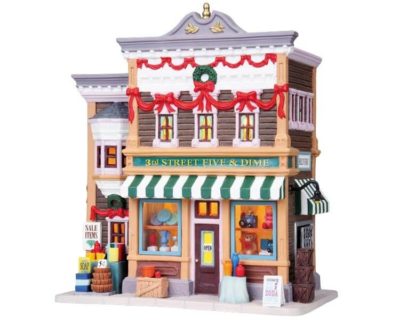 Lemax Village 3Rd Street Five & Dime Lighted Building 85684