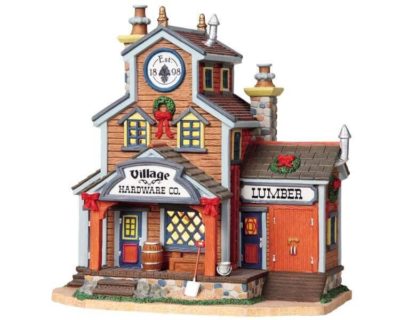 Lemax Village Village Hardware Co. Lighted Building 85689
