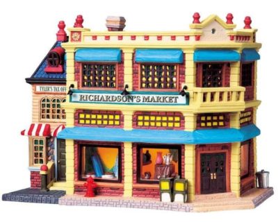Lemax Village Richardson's Market Lighted Building 85718
