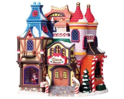 Lemax Village Claus Manor Lighted Building 85743