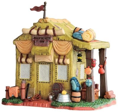 Lemax Village Rural Point Rustic Tent Lighted Building 95843