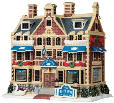 Lemax Village White Swan Inn Lighted Building 95863