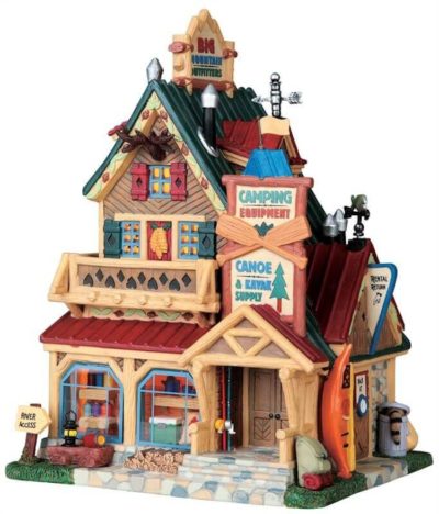 Lemax Village Big Mountain Outfitters Lighted Building 95865