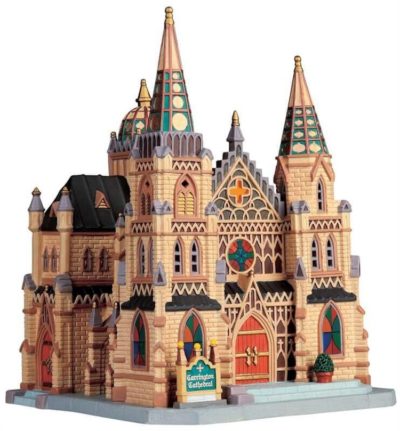 Lemax Village Carrington Cathedral Lighted Building 95867