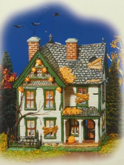 Dept 56 Spooky Farmhouse Snow Village Halloween Series 55315