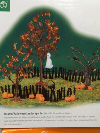 Dept 56 Autumn/Halloween Landscape Set Snow Village Halloween Series 52992