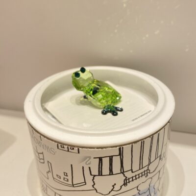 Swarovski Glass Crystal Green Frog Romeo Figurine 1041376 - Image 4